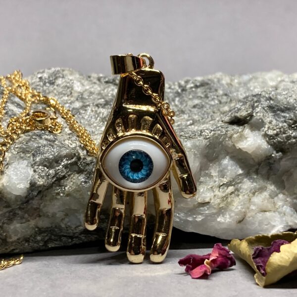 All Seeing Eye Necklace Hand Hugahag