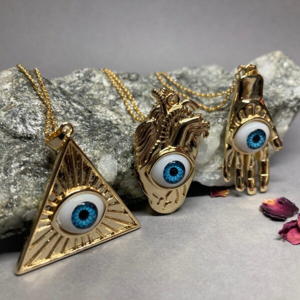 All Seeing Eye Necklace Talisman Hugahag